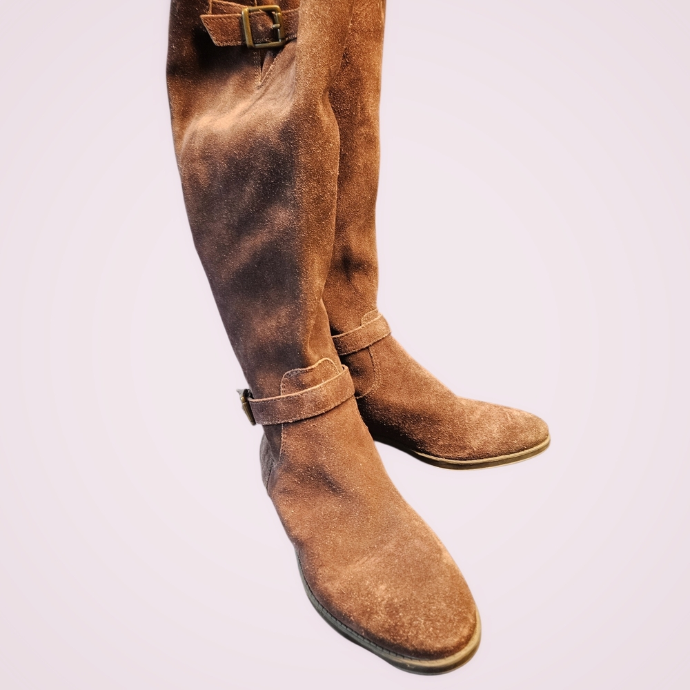 Sam Edelman Brown Suede Heeled Boots